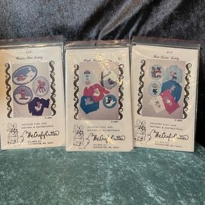 Set of 3 Crafty Critter Sewing Patterns 1984